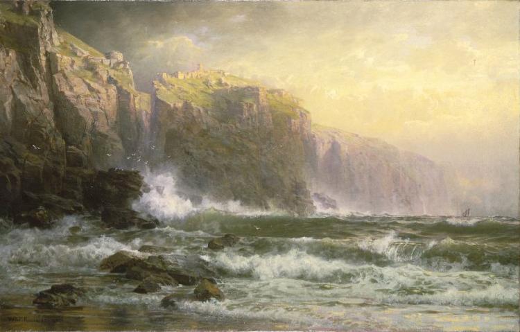 William Trost Richards The League Long Breakers Thundering on the Reef oil painting image